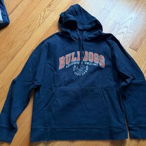 Vintage Aeropostale Navy Blue Bulldogs Hoodie